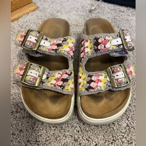 Hey Girl by Corky’s Crochet Platform Sandals